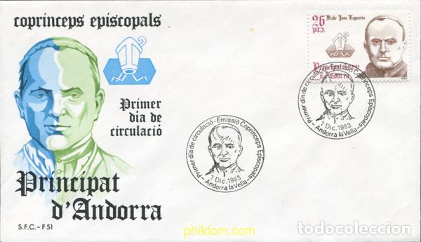Sellos: 404603 MNH ANDORRA. Adm&oacute;n espa&ntilde;ola 1983 CO-PRINCIPES EPISCOPALES DEL PRINCIPADO DE ANDORRA