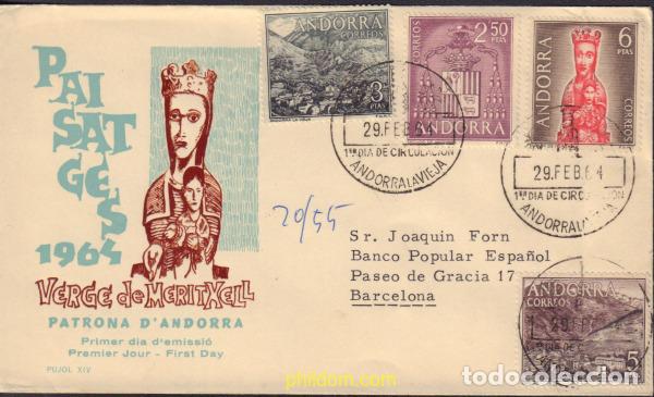 Sellos: 582085 MNH ANDORRA. Adm&oacute;n espa&ntilde;ola 1963 PAISAJE