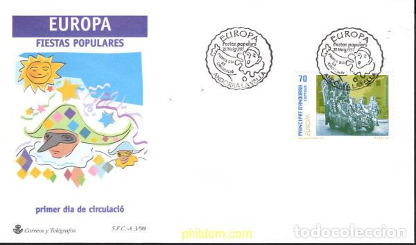 Sellos: 24594 MNH ANDORRA. Adm&oacute;n espa&ntilde;ola 1998 EUROPA CEPT. FESTIVALES Y FIESTAS NACIONALES