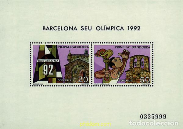 Sellos: 65247 MNH ANDORRA. Adm&oacute;n espa&ntilde;ola 1987 25 JUEGOS OLIMPICOS VERANO BARCELONA 1992