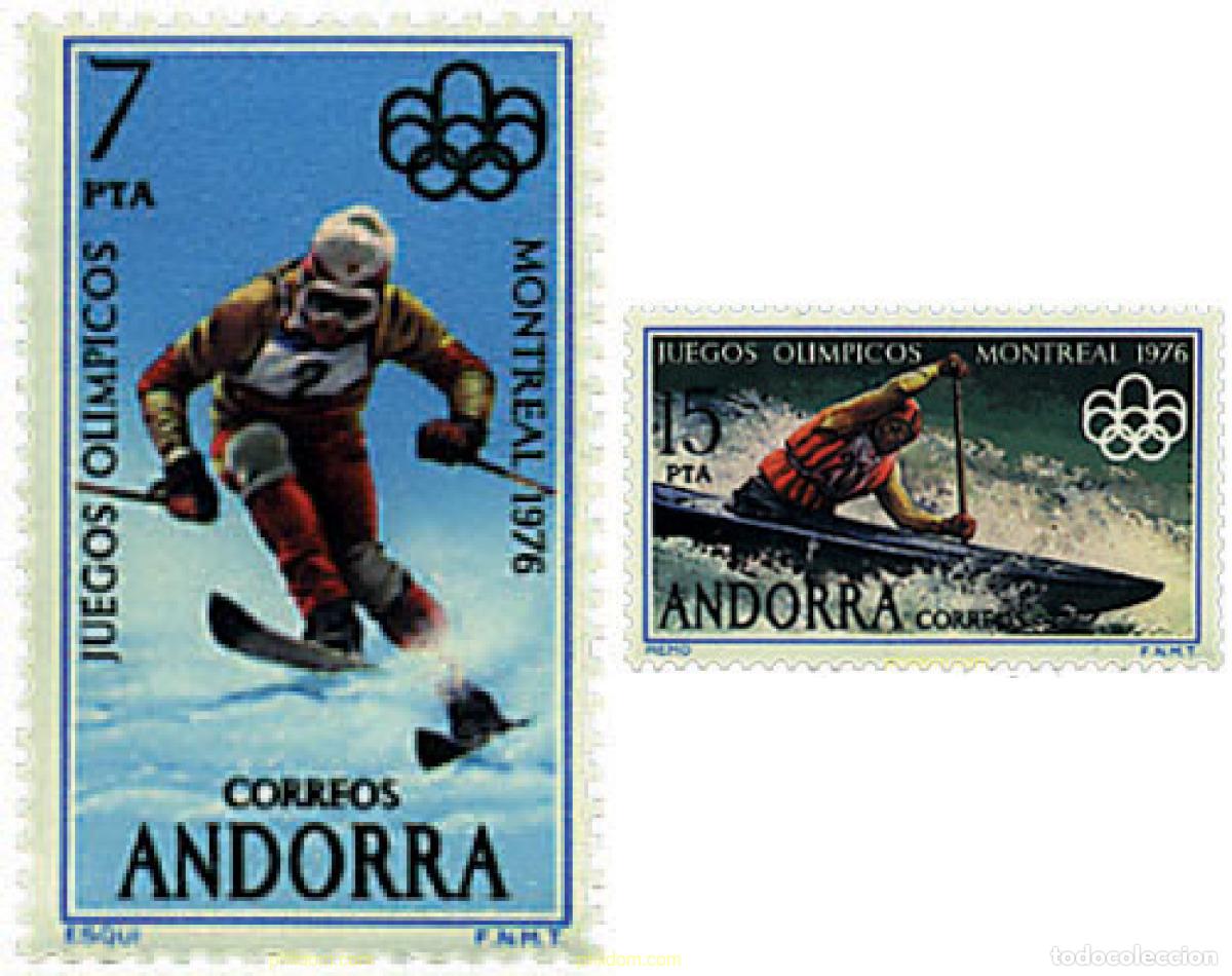 Sellos: 71119 MNH ANDORRA. Adm&oacute;n espa&ntilde;ola 1976 21 JUEGOS OLIMPICOS VERANO MONTREAL 1976. - 12 JUEGOS OLIM