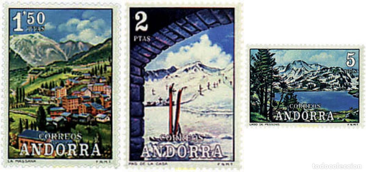 Sellos: 627172 MNH ANDORRA. Adm&oacute;n espa&ntilde;ola 1972 TURISMO
