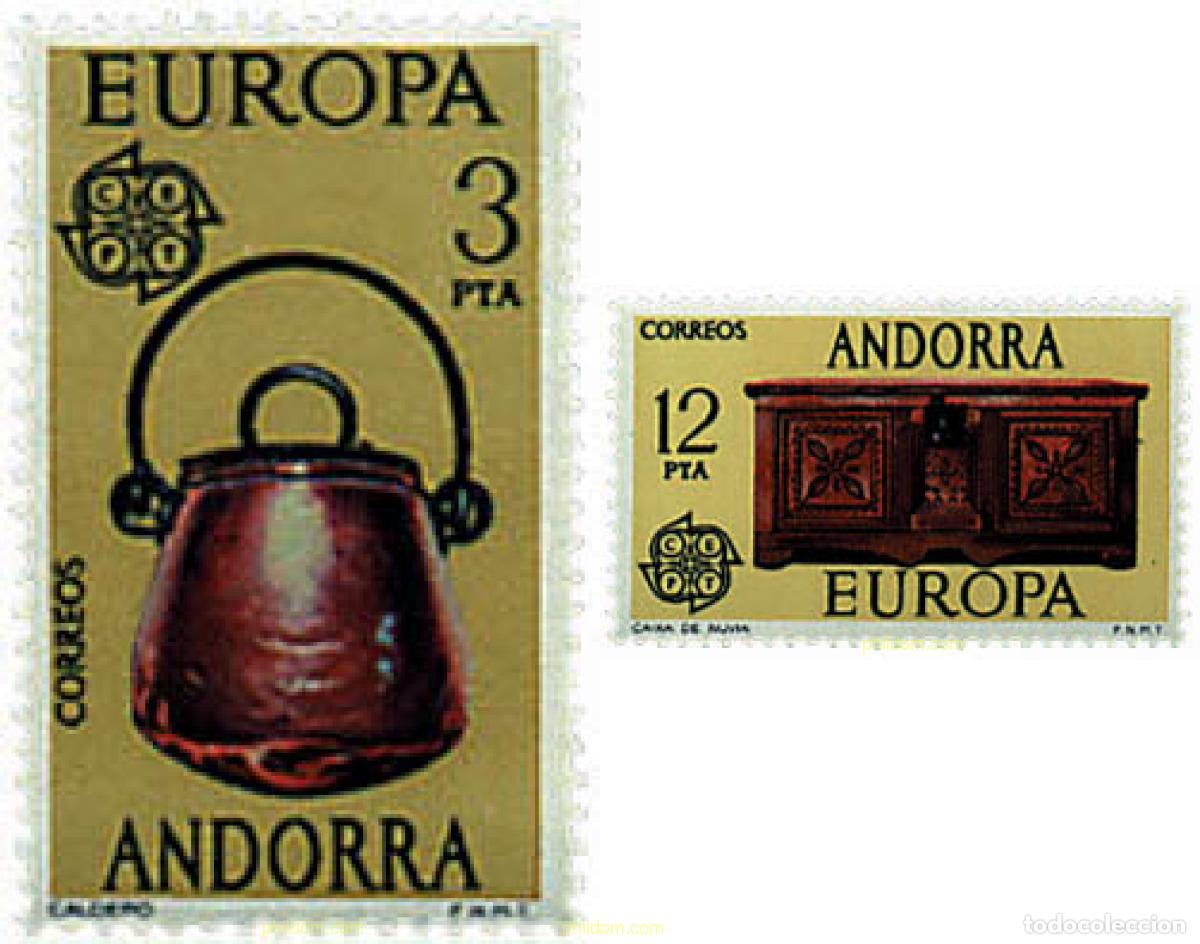 Sellos: 62283 MNH ANDORRA. Adm&oacute;n espa&ntilde;ola 1976 EUROPA CEPT 1976 - ARTESANIA