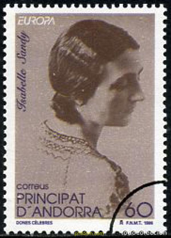 Sellos: 208618 MNH ANDORRA. Adm&oacute;n espa&ntilde;ola 1996 EUROPA CEPT. MUJERES CELEBRES
