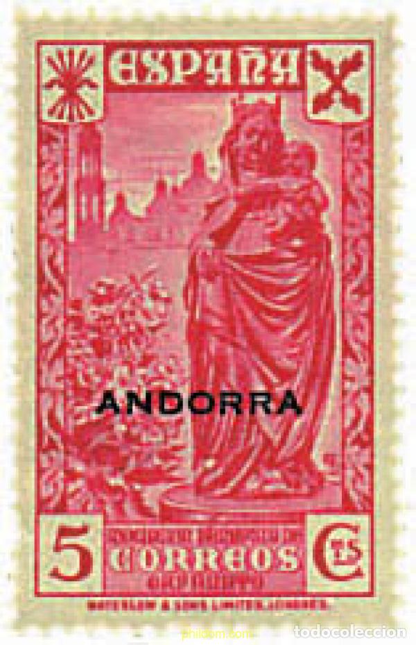 Sellos: 633742 HINGED ANDORRA. Adm&oacute;n espa&ntilde;ola 1938 HISTORIA DEL CORREO