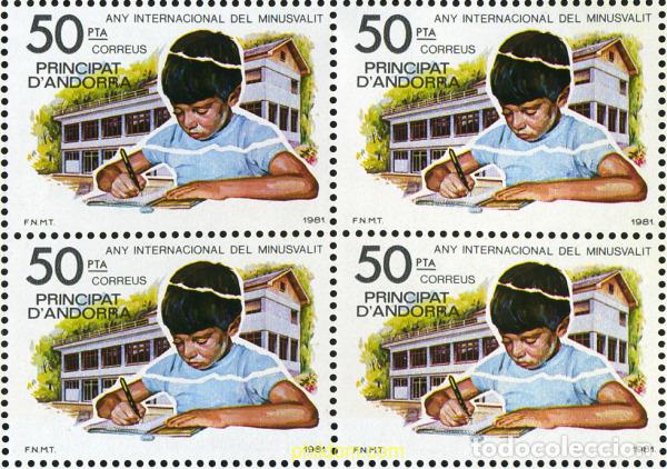 Sellos: 307681 MNH ANDORRA. Adm&oacute;n espa&ntilde;ola 1981 A&Ntilde;O INTERNACIONAL DE LOS MINUSVALIDOS
