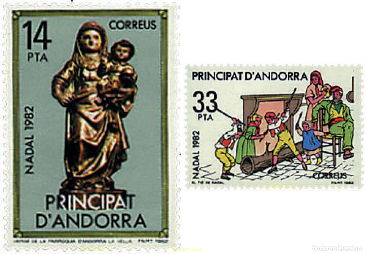 Sellos: 46163 MNH ANDORRA. Adm&oacute;n espa&ntilde;ola 1982 NAVIDAD