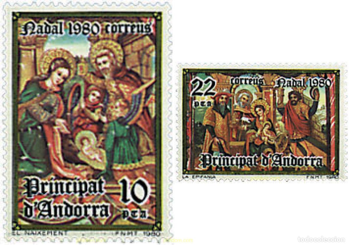 Sellos: 46154 MNH ANDORRA. Adm&oacute;n espa&ntilde;ola 1980 NAVIDAD