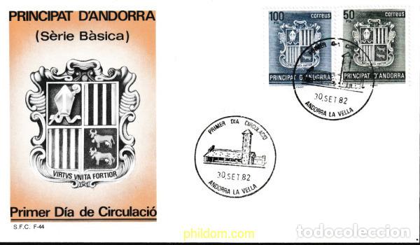 Sellos: 404557 MNH ANDORRA. Adm&oacute;n espa&ntilde;ola 1982 ESCUDO DE ANDORRA