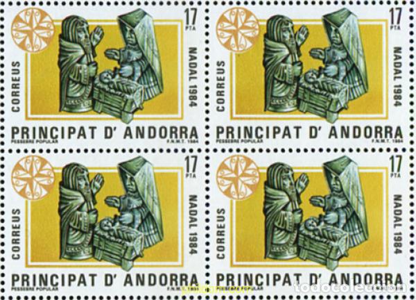 Sellos: 307779 MNH ANDORRA. Adm&oacute;n espa&ntilde;ola 1984 NAVIDAD