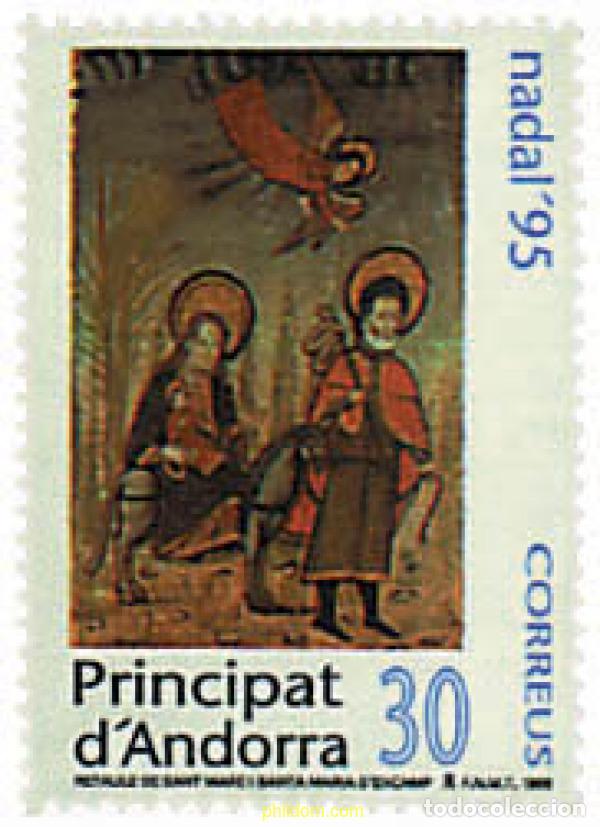 Sellos: 46198 MNH ANDORRA. Adm&oacute;n espa&ntilde;ola 1995 NAVIDAD
