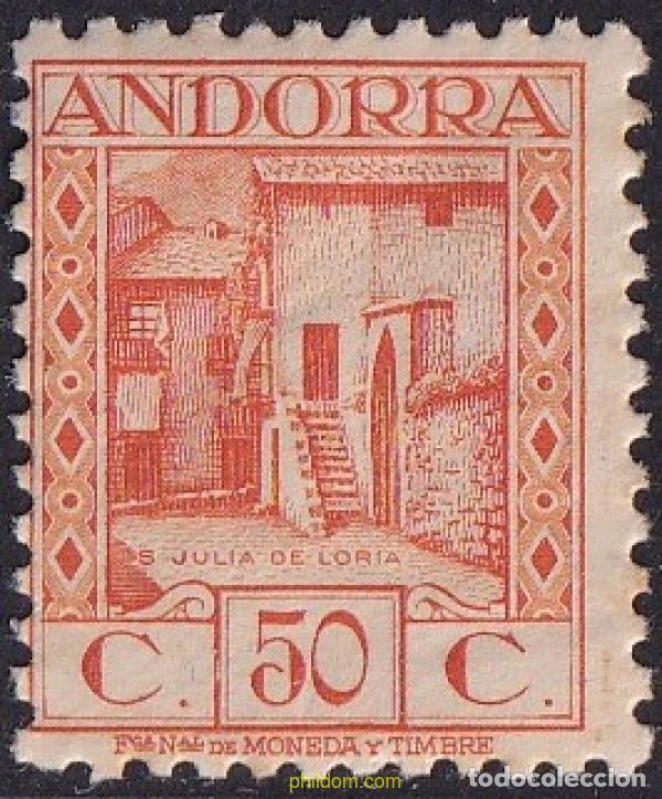Sellos: 708444 MNH ANDORRA. Adm&oacute;n espa&ntilde;ola 1935 PAISAJES DE ANDORRA