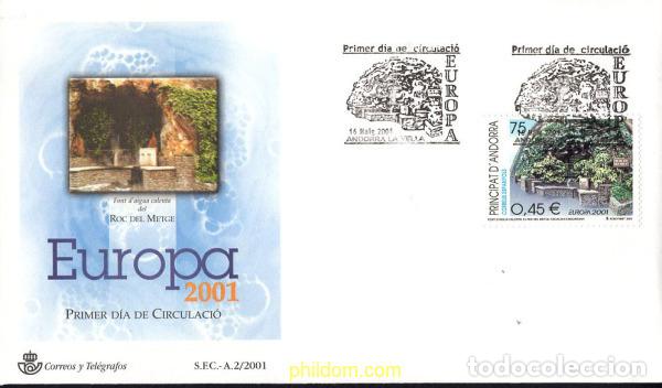 Sellos: 23305 MNH ANDORRA. Adm&oacute;n espa&ntilde;ola 2001 EUROPA CEPT. EL AGUA, RIQUEZA NATURAL