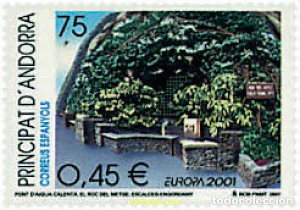 Sellos: 77065 MNH ANDORRA. Adm&oacute;n espa&ntilde;ola 2001 EUROPA CEPT. EL AGUA, RIQUEZA NATURAL