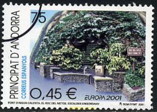 Sellos: 208600 MNH ANDORRA. Adm&oacute;n espa&ntilde;ola 2001 EUROPA CEPT. EL AGUA, RIQUEZA NATURAL