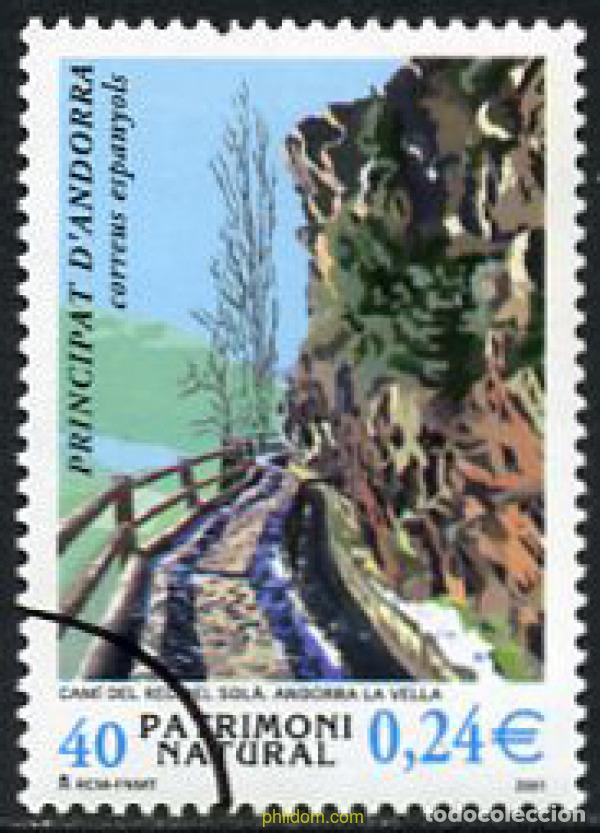 Sellos: 208599 MNH ANDORRA. Adm&oacute;n espa&ntilde;ola 2001 NATURALEZA