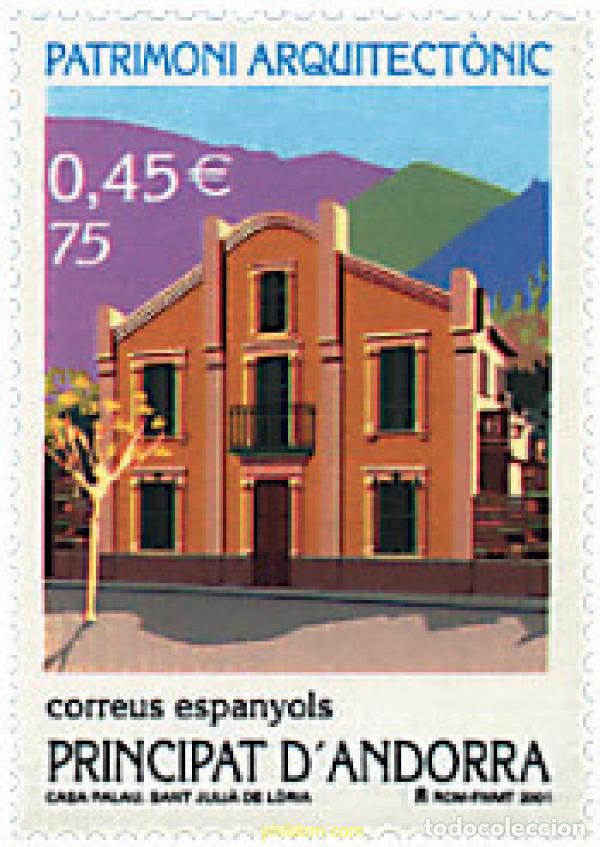 Sellos: 81031 MNH ANDORRA. Adm&oacute;n espa&ntilde;ola 2001 PATRIMONIO ARQUITECTONICO