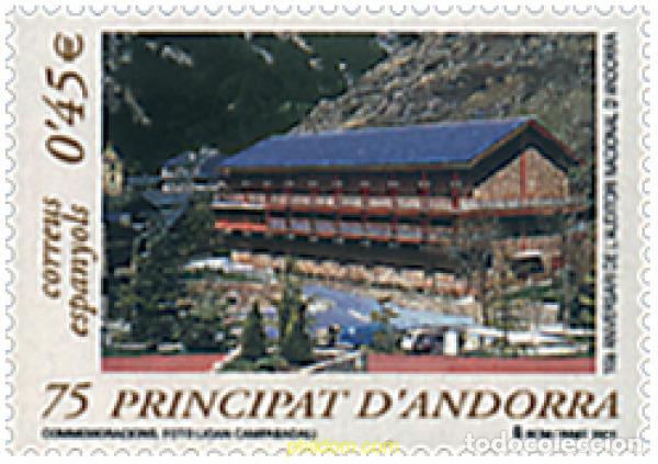 Sellos: 81033 MNH ANDORRA. Adm&oacute;n espa&ntilde;ola 2001 10 ANIVERSARIO DE L'AUDITORI NACIONAL D'ANDORRA
