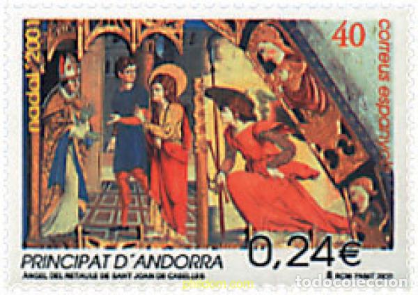 Sellos: 88530 MNH ANDORRA. Adm&oacute;n espa&ntilde;ola 2001 NAVIDAD