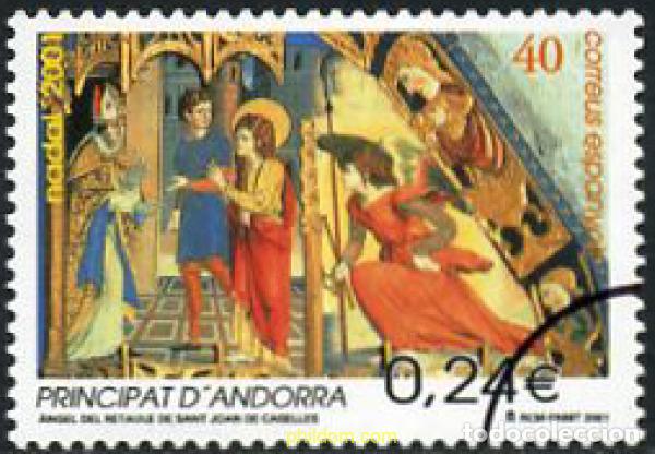 Sellos: 208608 MNH ANDORRA. Adm&oacute;n espa&ntilde;ola 2001 NAVIDAD