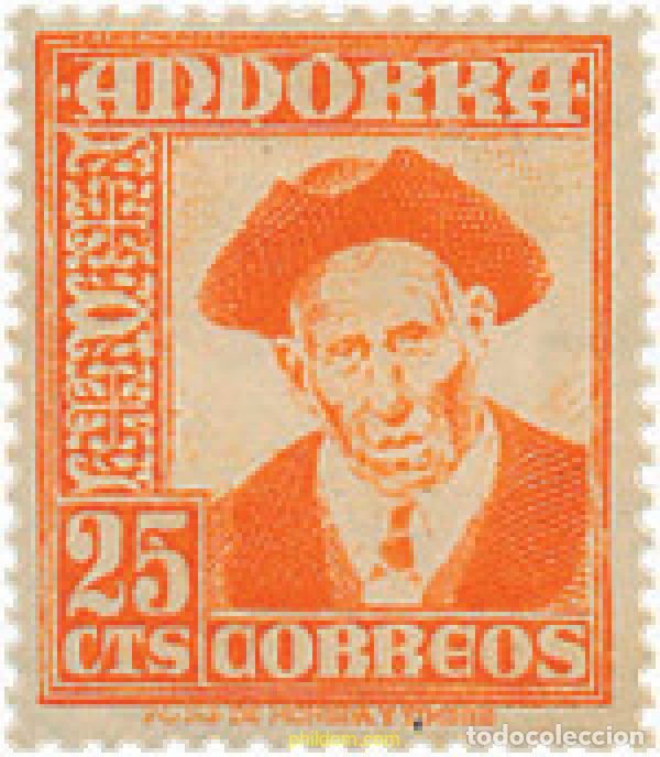 Timbres: 249457 MNH ANDORRA. Adm&oacute;n espa&ntilde;ola 1948 SIMBOLOS NACIONALES