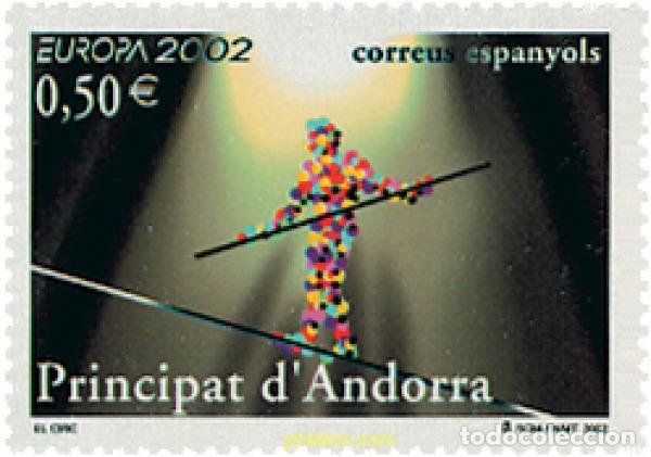 Sellos: 104181 MNH ANDORRA. Adm&oacute;n espa&ntilde;ola 2002 EUROPA CEPT. GRANDES DESCUBRIMIENTOS