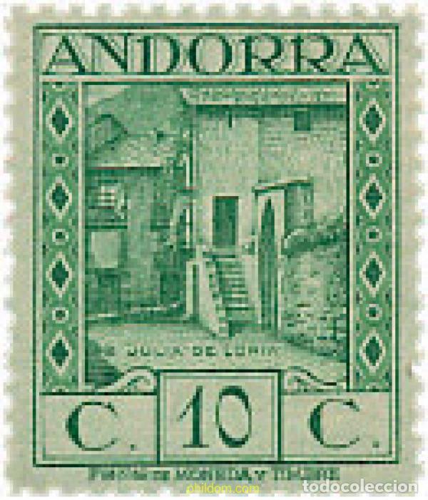 Sellos: 584418 MNH ANDORRA. Adm&oacute;n espa&ntilde;ola 1929 PAISAJES DE ANDORRA