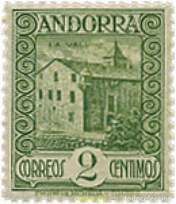 Sellos: 584424 MNH ANDORRA. Adm&oacute;n espa&ntilde;ola 1929 PAISAJES DE ANDORRA