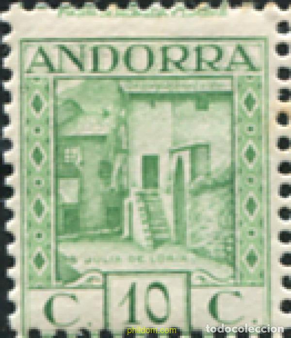 Sellos: 584428 MNH ANDORRA. Adm&oacute;n espa&ntilde;ola 1935 PAISAJES DE ANDORRA