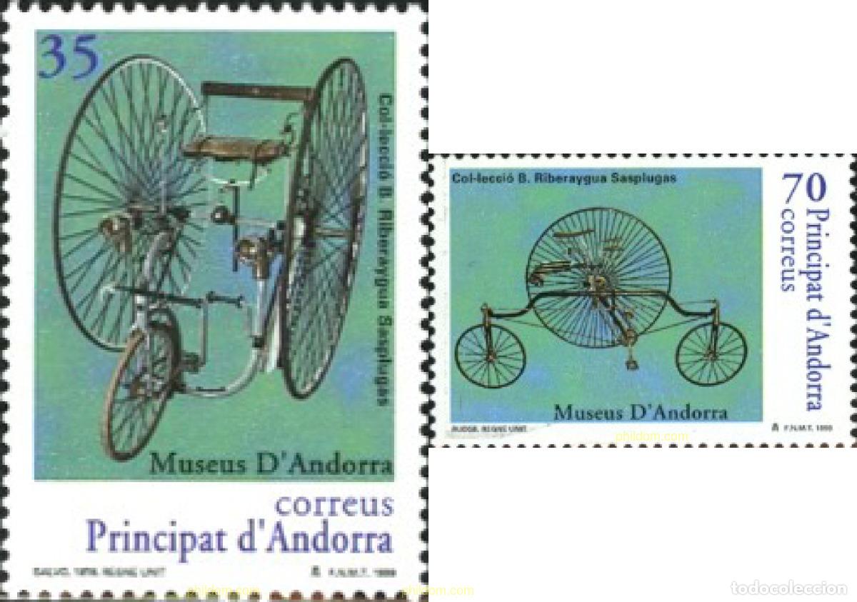 Sellos: 119521 MNH ANDORRA. Adm&oacute;n espa&ntilde;ola 1999 MUSEOS DE ANDORRA. COLECCION BONAVENTURA RIBERAYGUA