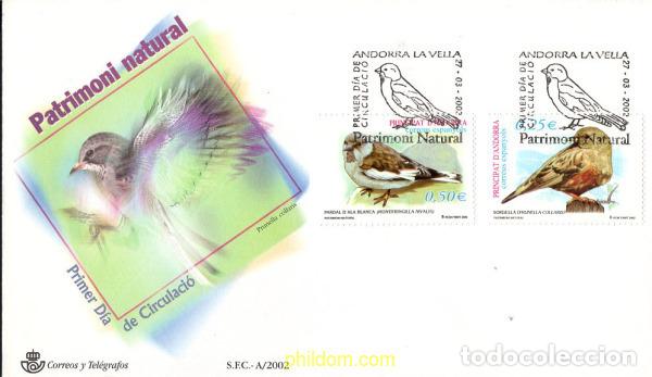 Sellos: 438071 MNH ANDORRA. Adm&oacute;n espa&ntilde;ola 2002 AVES