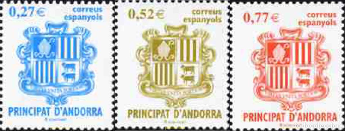 Sellos: 148367 MNH ANDORRA. Adm&oacute;n espa&ntilde;ola 2004 ESCUDOS