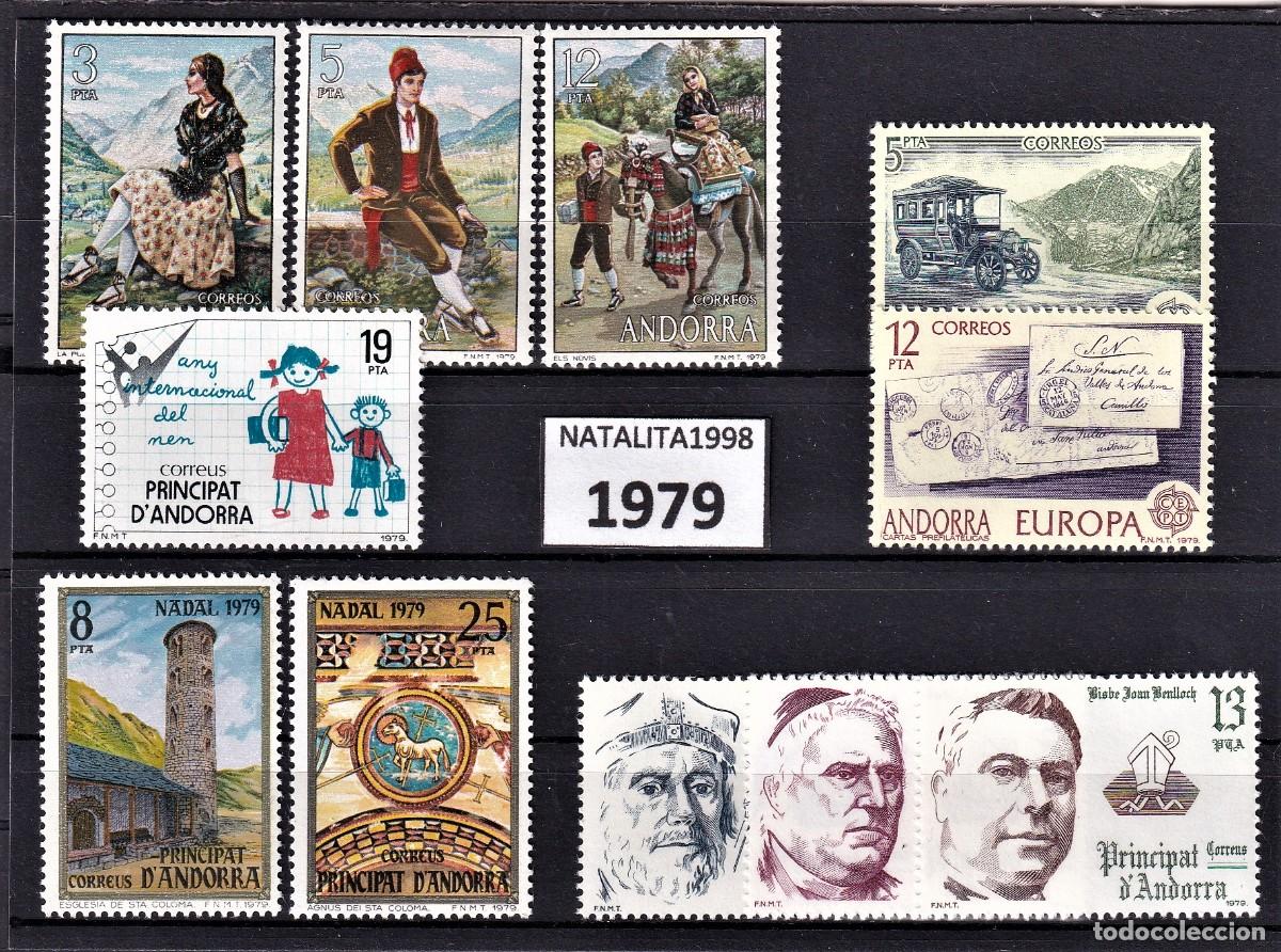 Timbres: Sellos dependencias espa&ntilde;olas ANDORRA ESPA&Ntilde;OLA a&ntilde;o 1979** COMPLETO