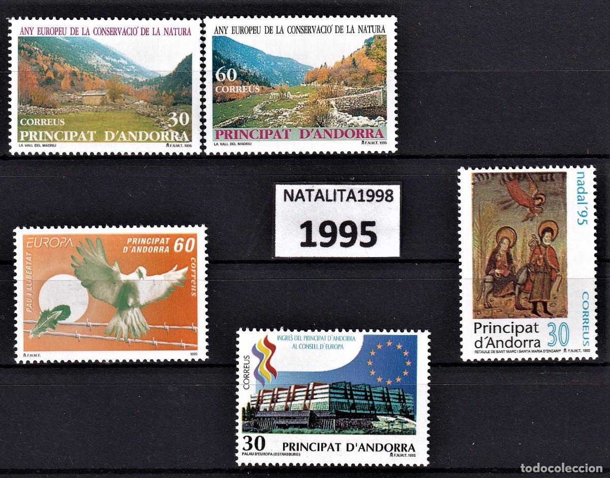 Sellos: Sellos dependencias espa&ntilde;olas ANDORRA ESPA&Ntilde;OLA a&ntilde;o 1995** COMPLETO