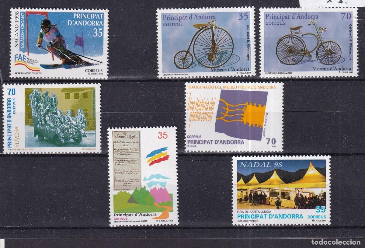 Timbres: Sellos dependencias espa&ntilde;olas ANDORRA ESPA&Ntilde;OLA a&ntilde;o 1998** COMPLETO