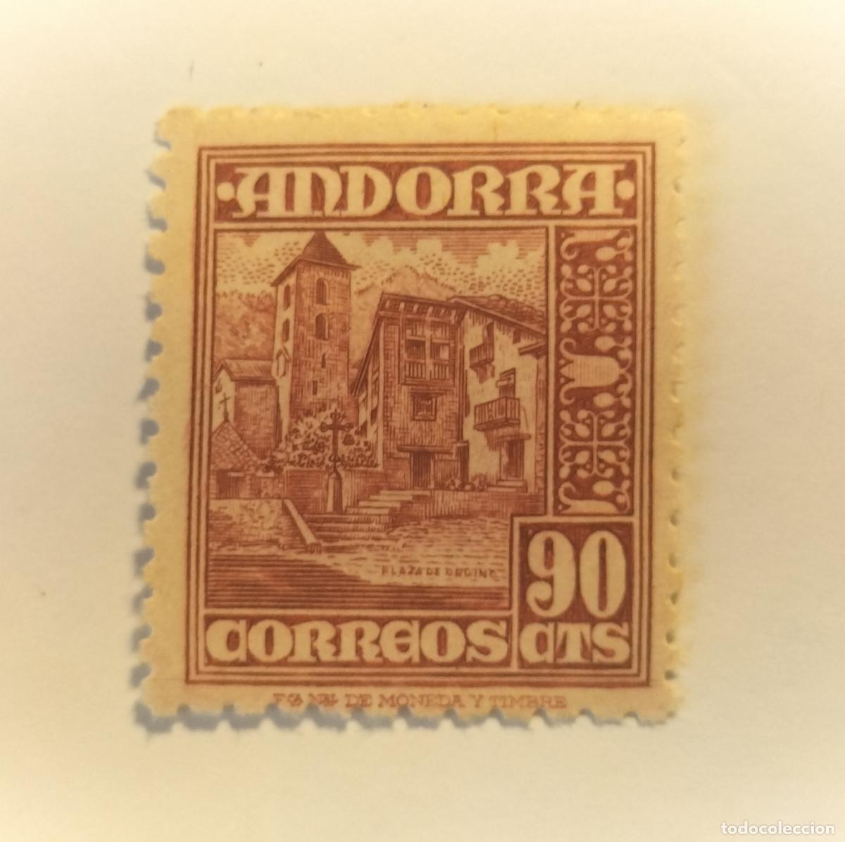 Sellos: SELLO ANDORRA ESPA&Ntilde;OLA 1948 - 1953 - EDIFIL N⁰ 53 .