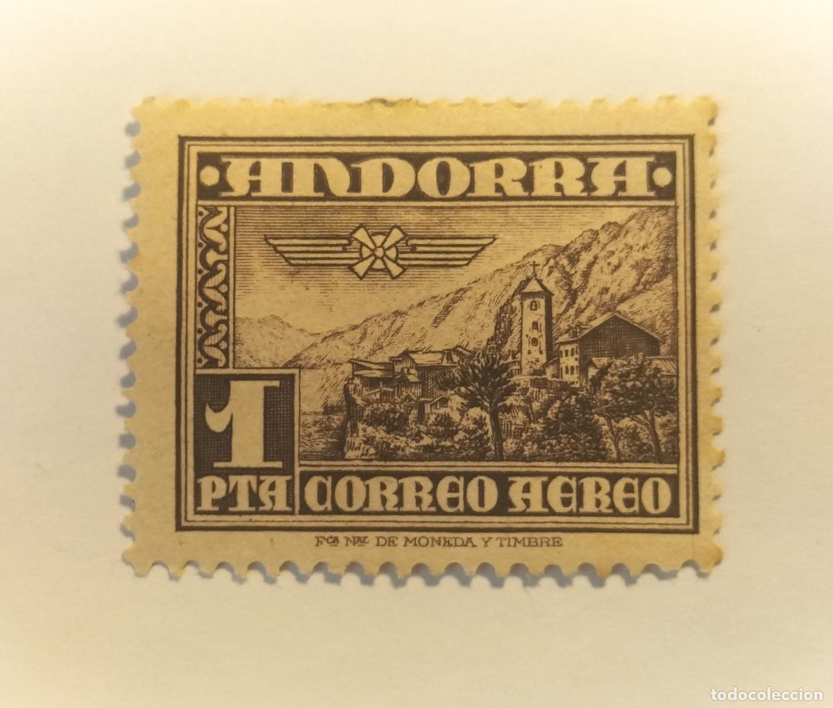 Sellos: SELLO ANDORRA ESPA&Ntilde;OLA 1951 - EDIFIL N⁰ 59.