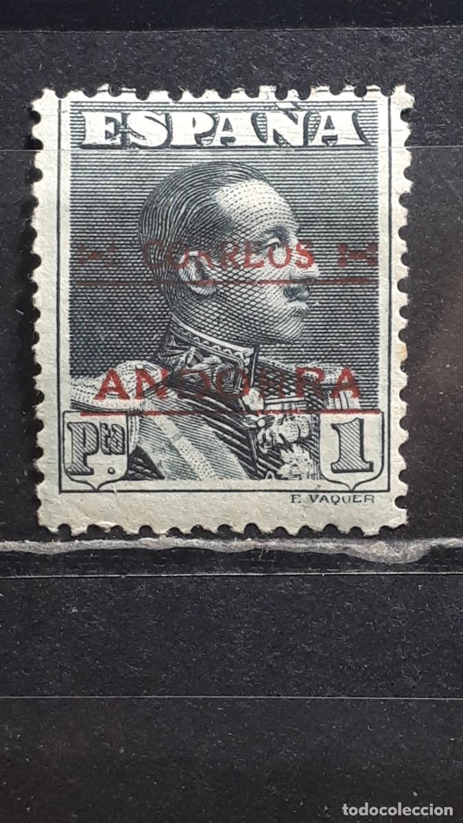 Sellos: ANDORRA. A&Ntilde;O 1928. *. EDIFIL 10