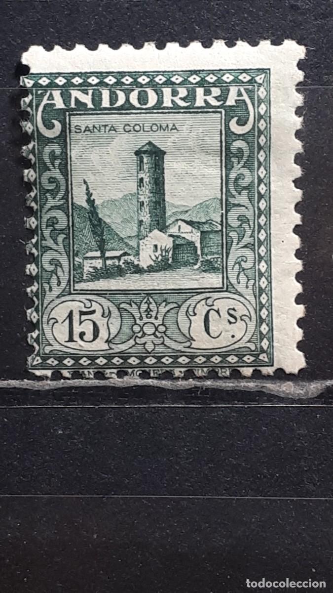 Sellos: ANDORRA. A&Ntilde;O 1935. *. EDIFIL 32