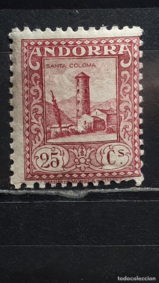 Sellos: ANDORRA. A&Ntilde;O 1935. *. EDIFIL 35
