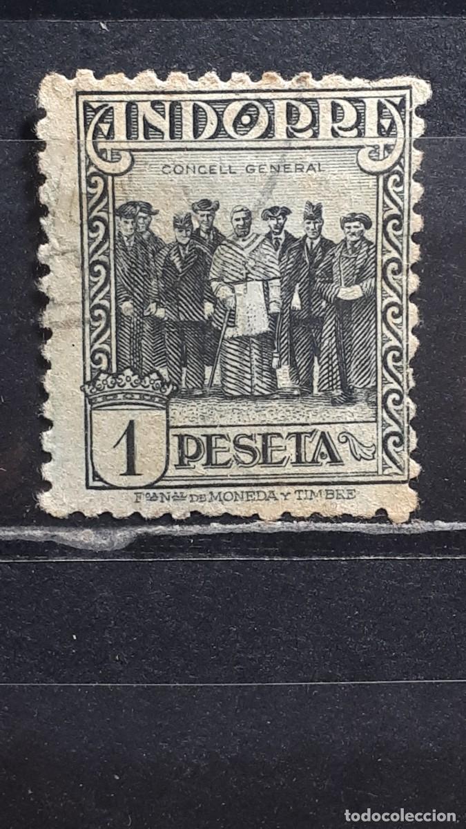 Sellos: ANDORRA. A&Ntilde;O 1931. &deg;. EDIFIL 24d