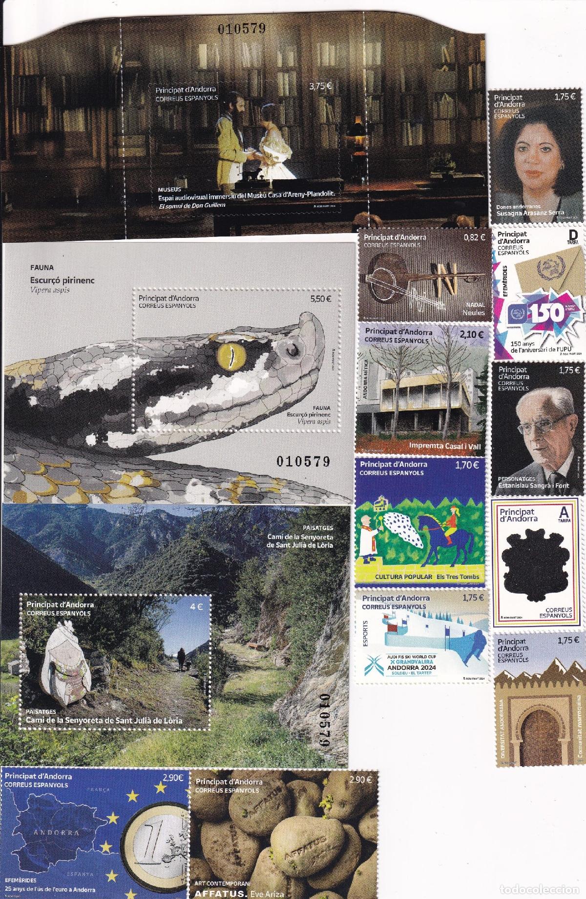 Sellos: CRCOL894 SELLOS ANDORRA A&Ntilde;O 2024 COMPLETO