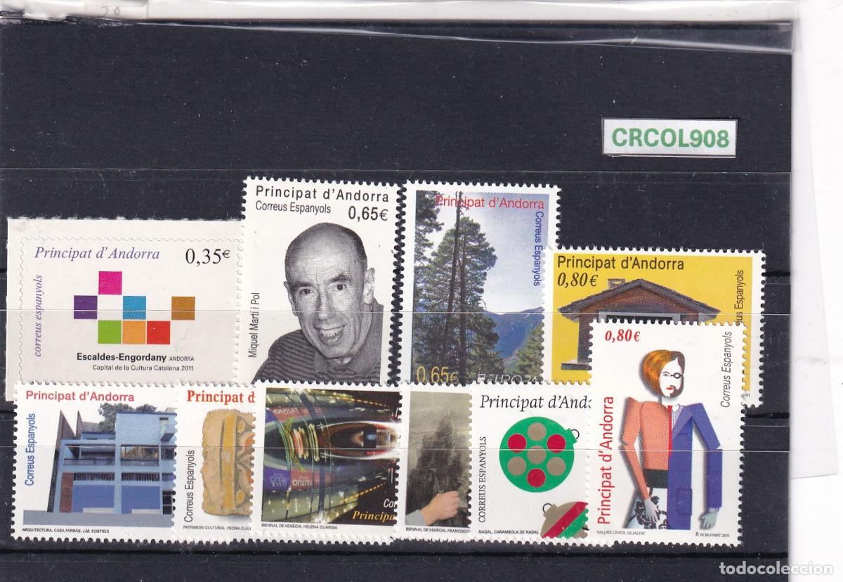 Sellos: CRCOL908 SELLOS ANDORRA N&ordm; CAT. 2011 COMPLETO NUEVOS