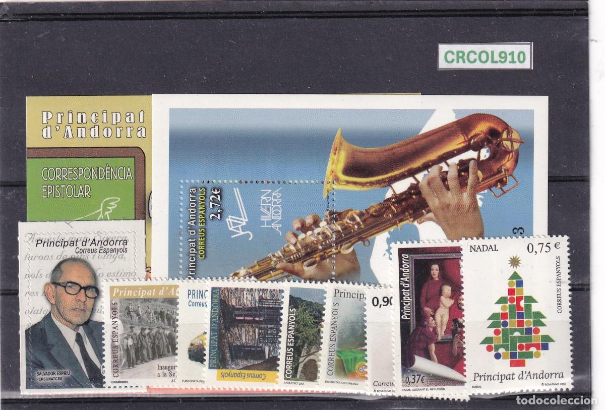 Sellos: CRCOL910 SELLOS ANDORRA N&ordm; CAT. 2013 COMPLETO NUEVOS