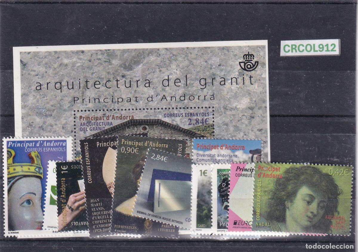 Sellos: CRCOL912 SELLOS ANDORRA N&ordm; CAT. 2015 COMPLETO NUEVOS