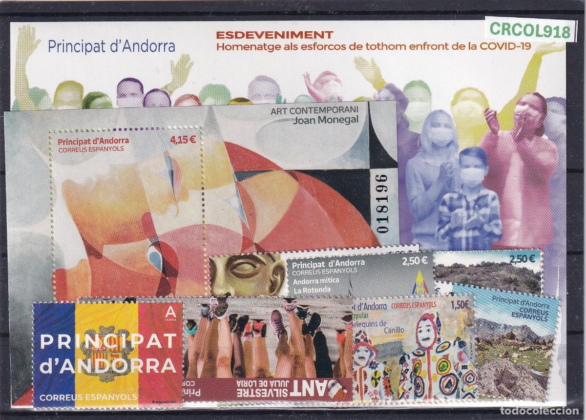 Sellos: CRCOL918 SELLOS ANDORRA N&ordm; CAT. 2021 COMPLETO NUEVOS