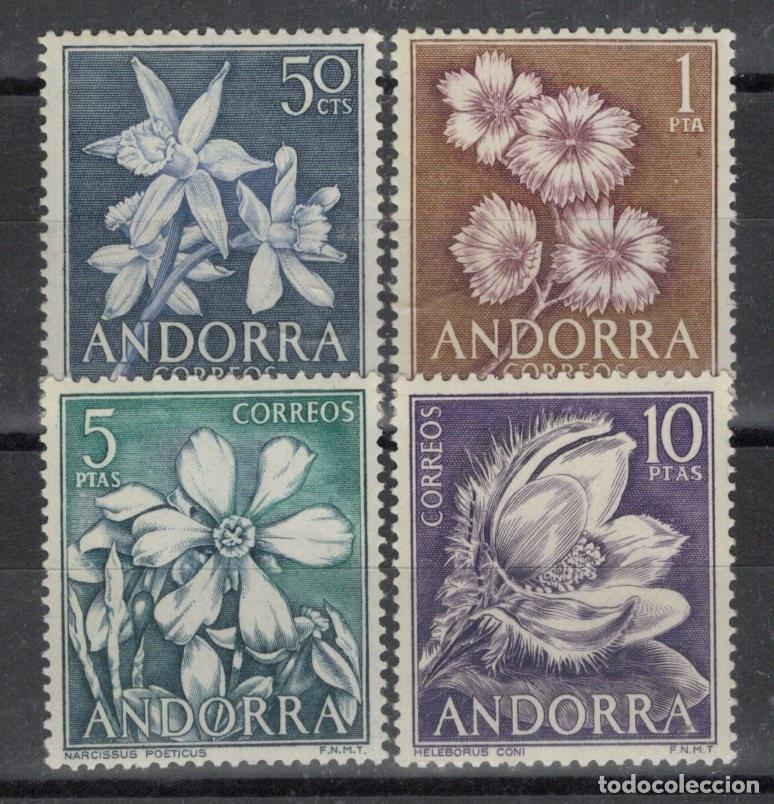 Stamps: Sellos DEPENDENCIAS ESPA&Ntilde;OLAS ANDORRA a&ntilde;o 1966 Edifil 68/71** en NUEVO v.c. 4 &euro;