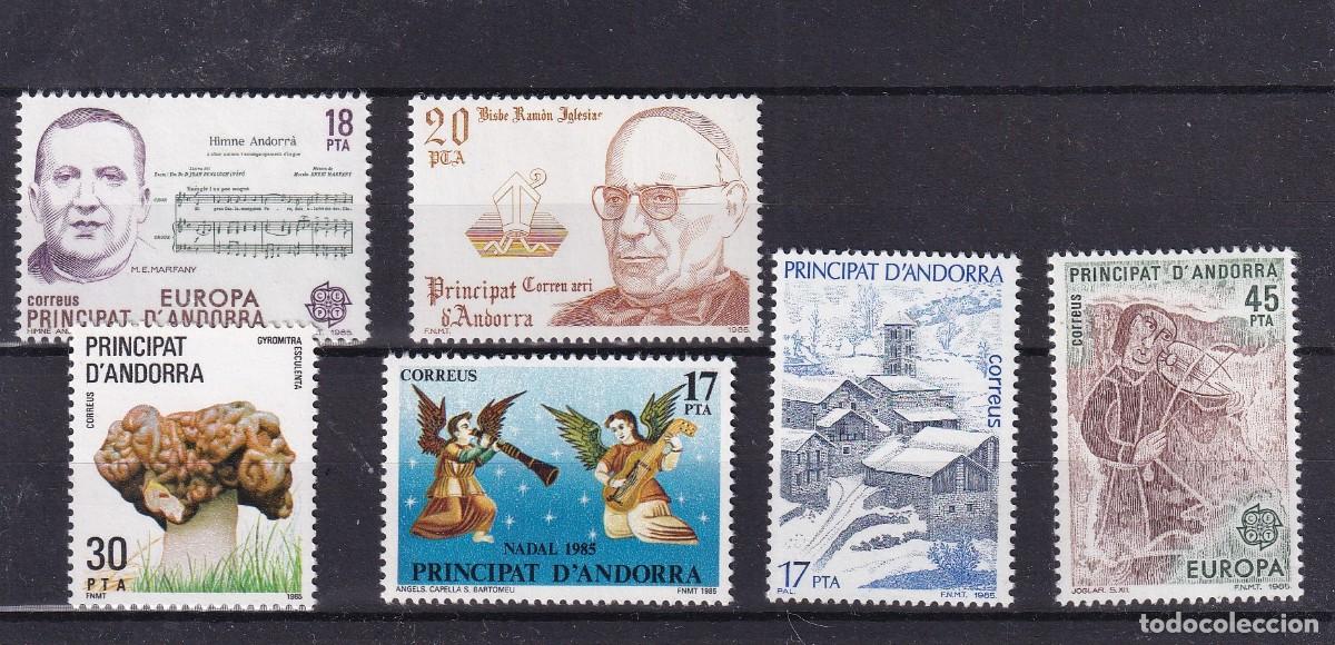 Stamps: Sellos DEPENDENCIAS ESPA&Ntilde;OLAS ANDORRA a&ntilde;o 1985** COMPLETO en NUEVO