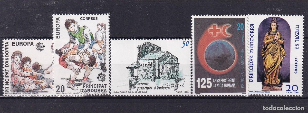 Stamps: Sellos DEPENDENCIAS ESPA&Ntilde;OLAS ANDORRA a&ntilde;o 1989** COMPLETO en NUEVO