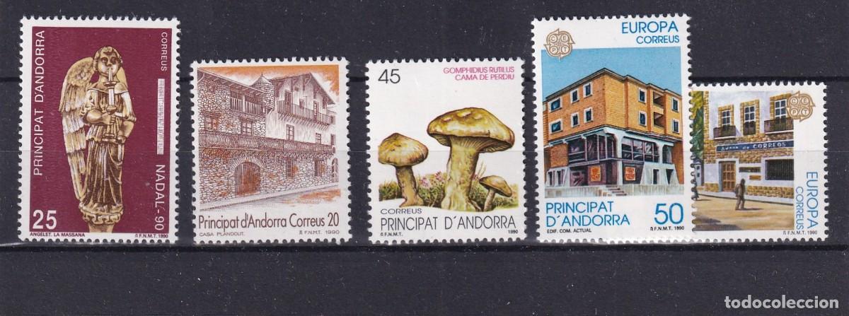 Stamps: Sellos DEPENDENCIAS ESPA&Ntilde;OLAS ANDORRA a&ntilde;o 1990** COMPLETO en NUEVO
